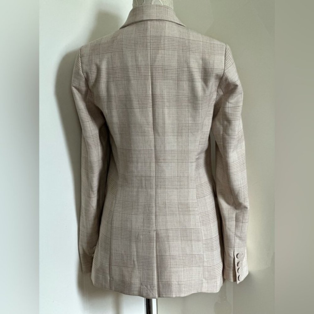 House of Harlow 1960 Double Breasted Plaid Blazer sz XS - Picture 9 of 16